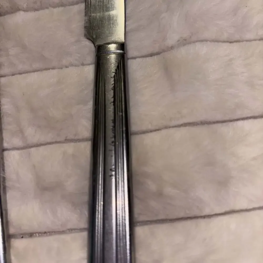 Lot of 5 Vintage Silco Freedom Stainless Dinner Knives USA + 1 Lookalike Spare